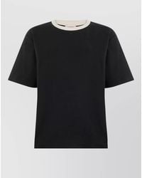 Weekend by Maxmara - Cotton Crew Neck T Shirt Relaxed Fit - Lyst