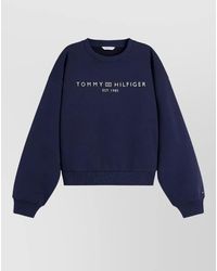 Tommy Hilfiger - Cotton Logo-Print Sweatshirt - Lyst
