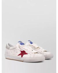 Golden Goose - Star Detail Sneakers Perforated Toe Rubber Sole - Lyst