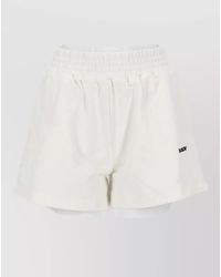 Barrow - Lounge Shorts Elastic Waistband Logo Detail - Lyst