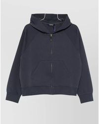 Max Mara - Lounge Hooded Sweatshirt Front Pockets - Lyst