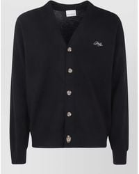 Drole de Monsieur - V Neck Cardigan Ribbed Cuffs Hem - Lyst