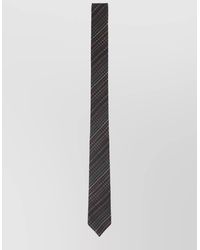 Paul Smith - Signature Stripe Slim Silk Wool Tie - Lyst