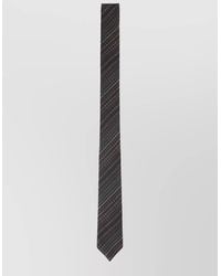 Paul Smith - Silk And Wool Houndstooth Stripe Tie - Lyst