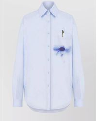 Moschino - Pocketed Collared Long Sleeve Tops - Lyst