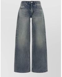 Balenciaga - Denim Wide-Leg Jeans - Lyst