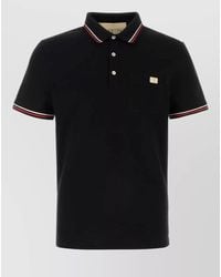 Valentino Garavani - Cotton Short-Sleeve Polo Shirt - Lyst
