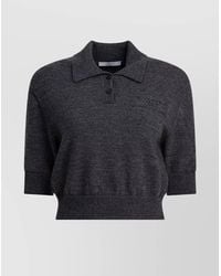 Givenchy - Paris 1952 Wool Knit Polo Shirt - Lyst