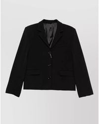 TOTEME - Wool Single-Breasted Blazer Jacket - Lyst