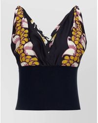 Tory Burch - Silk Printed Top - Lyst