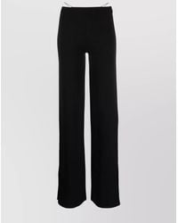 Gcds - Crystal Embellished Mid Rise Flared Wide Leg Trousers - Lyst