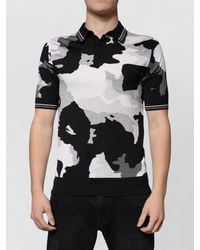 Dolce & Gabbana - Camouflage Polo Shirt Tsh86941 - Lyst
