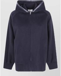Semicouture - Wool Hooded Bomber Jacket - Lyst