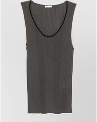 Roberto Collina - Ribbed Knitted Top - Lyst