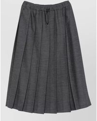 Fabiana Filippi - Midi Skirt Knee Length Pleated Design - Lyst