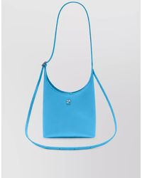 Courreges - Small Leather Cross-Body Bag - Lyst