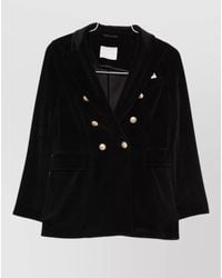Circolo 1901 - Cotton Double-Breasted Suit Jacket - Lyst