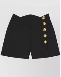 Givenchy - Wool Mohair High-Rise Tailored Shorts - Lyst