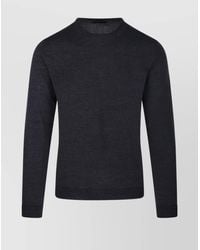 Roberto Collina - Virgin Merino Wool Crew Neck Sweater - Lyst