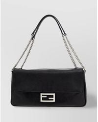Fendi - Baguette Large Leather Shoulder Bag - Lyst