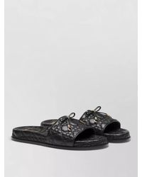 Dior - Slide Sandal Open Toe Quilted Bow - Lyst