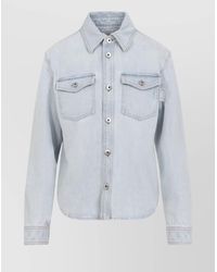 Bottega Veneta - Regular-Fit Denim Shirt - Lyst
