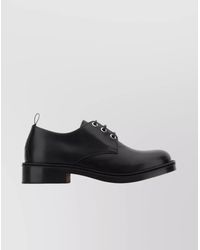 McQueen - Leather Lace-Up Derby Shoes - Lyst
