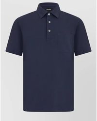 ZEGNA - Polo Shirt Chest Pocket Casual Style - Lyst