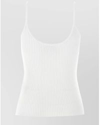 Courreges - Fine-Knit Slim-Fit Tank Top - Lyst