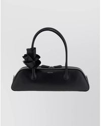 Magda Butrym - Floral Detail Shoulder Bag With Top Handle - Lyst