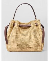 Tory Burch - Romy Bucket Tote Bag Crochet Raffia - Lyst