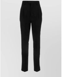Ami Paris - Virgin Wool Slim-Fit Trousers - Lyst