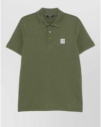 Balmain - Piqué Polo Shirt Short Sleeves Regular Fit - Lyst
