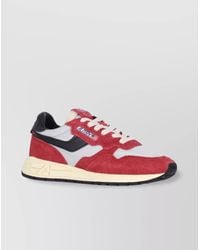 Autry - Low Top Sneakers With Rubber Sole And Suede Panels - Lyst