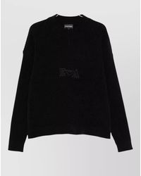 Emporio Armani - Ribbed High Neck Sweater - Lyst
