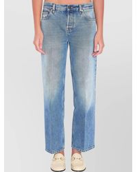 Gucci - Denim Straight-Leg Trousers - Lyst