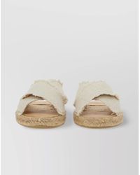 Castañer - Linen Sandals - Lyst