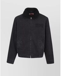 KENZO - Denim Sherpa-Collar Lightweight Jacket - Lyst