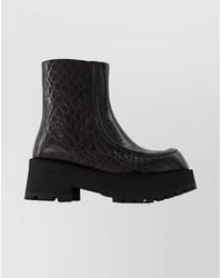 Marni - Leather Zip Ankle Boots - Lyst