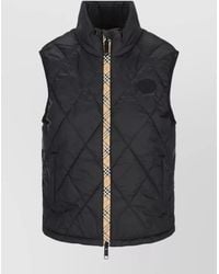 Burberry - Quilted Down Sleeveless Puffer Jacket - Lyst
