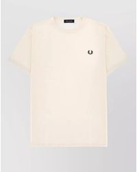 Fred Perry - Logo Crew Neck Short Sleeve T Shirt - Lyst