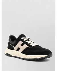 Hogan - Lace Up Shoes Contrast Panel Rubber Sole - Lyst