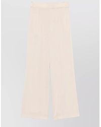 Silk95five - Amalfi Trousers Wide Leg Side Pockets - Lyst