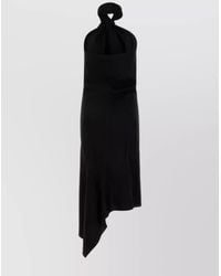 Givenchy - Crepe Asymmetric Midi Dress - Lyst