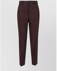 Incotex - Straight Leg Trousers With Belt Loops And Pockets - Lyst
