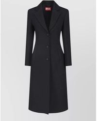 DIESEL - Single-Breasted Coat - Lyst
