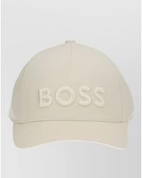 BOSS - Breathable Fabric Lightweight Structured Brim Hat - Lyst