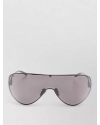Gucci - Sunglasses Curved Frame Tinted Lenses Nose Pads - Lyst