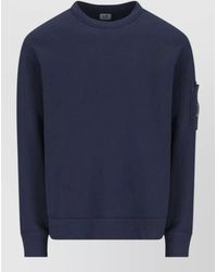C.P. Company - Cotton Crew Neck Sweatshirt Arm Pocket - Lyst