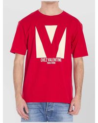 Valentino Garavani - Crewneck T-Shirt Graphic Print - Lyst
